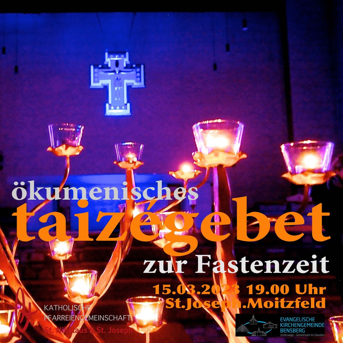 Du betrachtest gerade Ökumenisches Taizégebet zur Fastenzeit