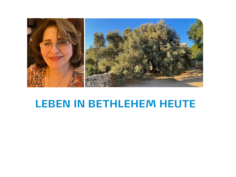 Read more about the article Gesprächsabend mit Frau Faten Mukarker, Bethlehem/Westjordanland