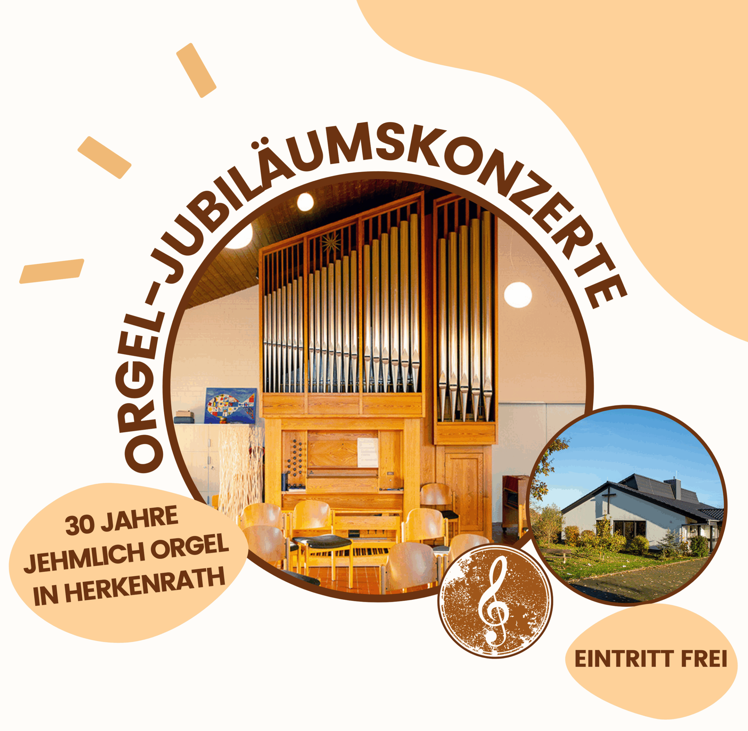 Mehr über den Artikel erfahren Festgottesdienst Orgel-Jubiläum Herkenrath